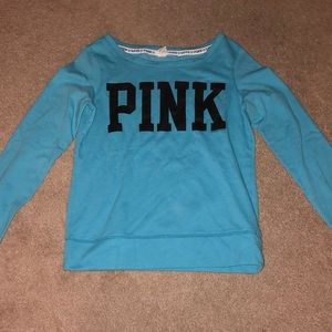 VS Pink crew neck sweater